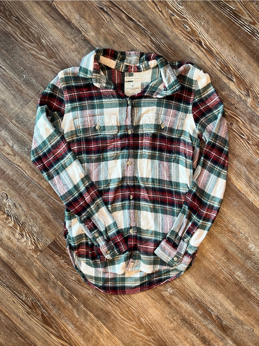 American Eagle Ahh-Mazingly Soft Flannel Button Up Size S